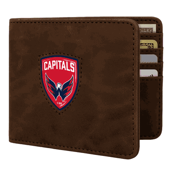 Washington Capitals Shield Wallet - Brown