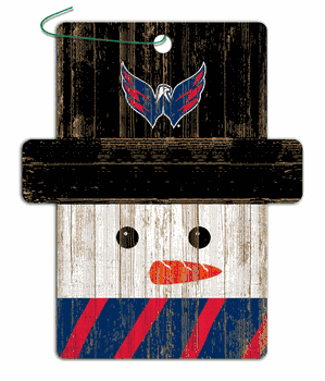 Washington Capitals Snowman Ornament