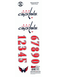 Washington Capitals Sportstar Officially Licensed Authentic Center Ice NHL Hockey Helmet Decal Kit