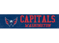 Washington Capitals Team Name 6x24 Sign
