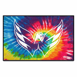 Washington Capitals Tie Dye Starter Mat Accent Rug - 19in. x 30in.