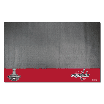 Washington Capitals Vinyl Grill Mat - 26in. x 42in., 2018 Stanley Cup Champions
