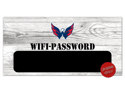 Washington Capitals Wifi Password 6x12 Sign