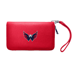 Washington Capitals Zip Organizer Wallet Pebble Light Red