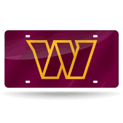 Washington Commanders  12" x 6" Laser Cut Tag For Car/Truck/SUV