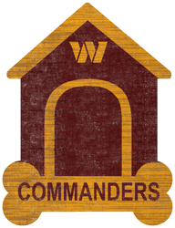 Washington Commanders 16' Dog Bone House Sign