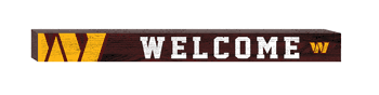 Washington Commanders 16in. Welcome Strip