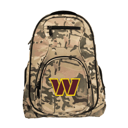 Washington Commanders 19" Premium Laptop Backpack, Camo