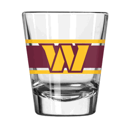 Washington Commanders 2oz Stripe Shot Glass