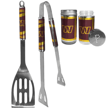 Washington Commanders 2pc BBQ Set with Tailgate Salt & Pepper Shakers