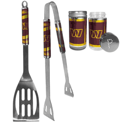 Washington Commanders 2pc BBQ Set with Tailgate Salt & Pepper Shakers