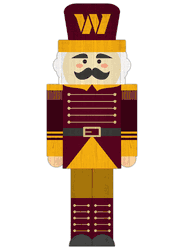 Washington Commanders 31" Nutcracker Leaner