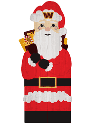 Washington Commanders 31" Santa Leaner