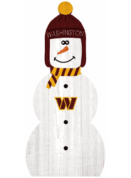 Washington Commanders 31" Snowman Leaner