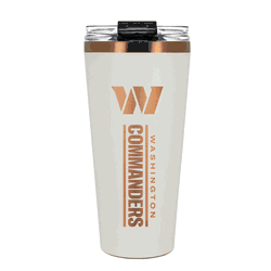 Washington Commanders 32oz Crme and Copper Big Slim Tumbler with Straw