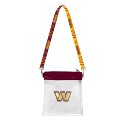 Washington Commanders 3D Logo Clear Satchelette