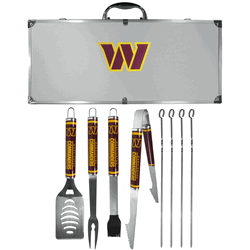 Washington Commanders 8 pc Logo BBQ Set