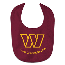 Washington Commanders All Pro Little Fan Baby Bib
