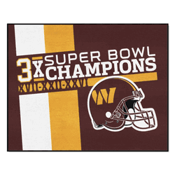 Washington Commanders All-Star Rug - 34 in. x 42.5 in. Plush Area Rug