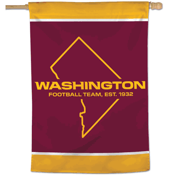 Washington Commanders Banner 28x40 Vertical