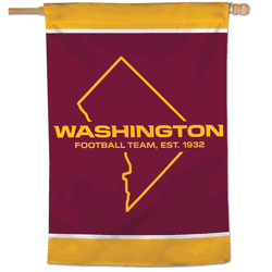 Washington Commanders Banner 28x40 Vertical