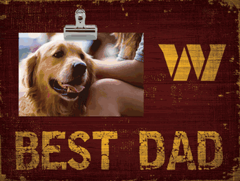 Washington Commanders Best Dad Clip Frame