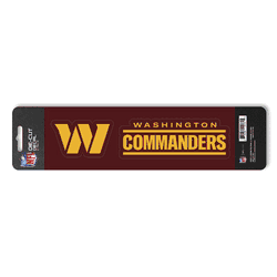 Washington Commanders Commanders 2 Piece Team Slogan Decal Sticker Set