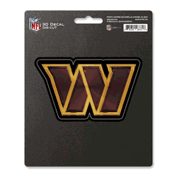 Washington Commanders Commanders 3D Decal Sticker