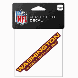 Washington Commanders Decal 4x4 Perfect Cut Color