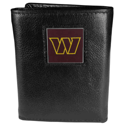 Washington Commanders Deluxe Leather Tri-fold Wallet