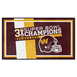 Washington Commanders Dynasty 3ft. x 5ft. Plush Area Rug