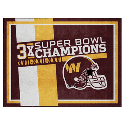 Washington Commanders Dynasty 8ft. x 10ft. Plush Area Rug