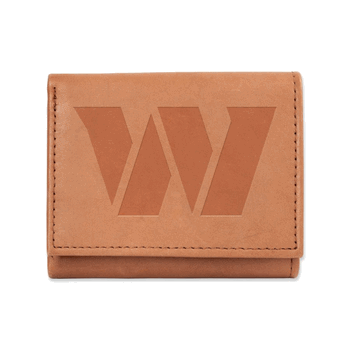 Washington Commanders  Embossed Genuine Leather Tri-Fold