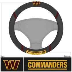 Washington Commanders Embroidered Steering Wheel Cover