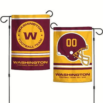 Washington Commanders Flag 12x18 Garden Style 2 Sided