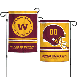 Washington Commanders Flag 12x18 Garden Style 2 Sided