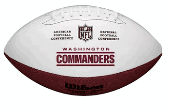Washington Commanders Football Full Size Autographable