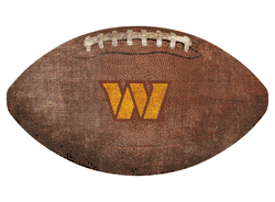 Washington Commanders Football Team 12" Football Cutout with Logo