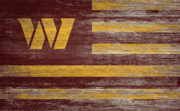 Washington Commanders Football Team Flag 11x19 Sign