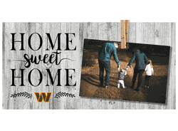 Washington Commanders Football Team Home Sweet Home Clothespin frame 6x12