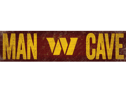 Washington Commanders Football Team Man Cave 6x24