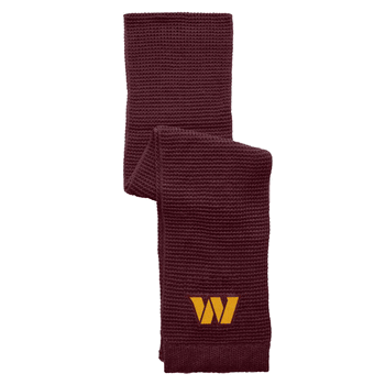 Washington Commanders Full Color Waffle Scarf