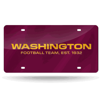Washington Commanders Laser Cut Auto Tag