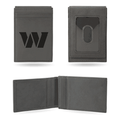 Washington Commanders  Laser Engraved Front Pocket Wallet