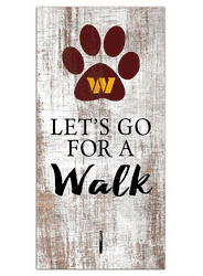 Washington Commanders Leash Holder 6x12 Sign