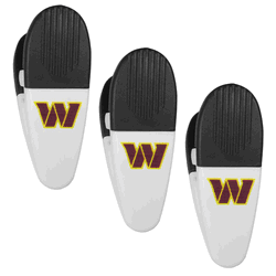 Washington Commanders Mini Chip Clip Magnets, 3 pk