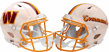 Washington Commanders NFL Full Size Replica Speed Football Helmet RETRO