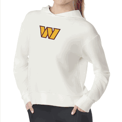 Washington Commanders NFL Kadi Waffle Hoodie Coconut Cream XS