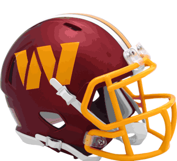 Washington Commanders NFL Mini Speed Football Helmet Alternate 2025