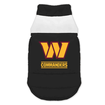 Washington Commanders Pet Parka Puff Vest Extra Small